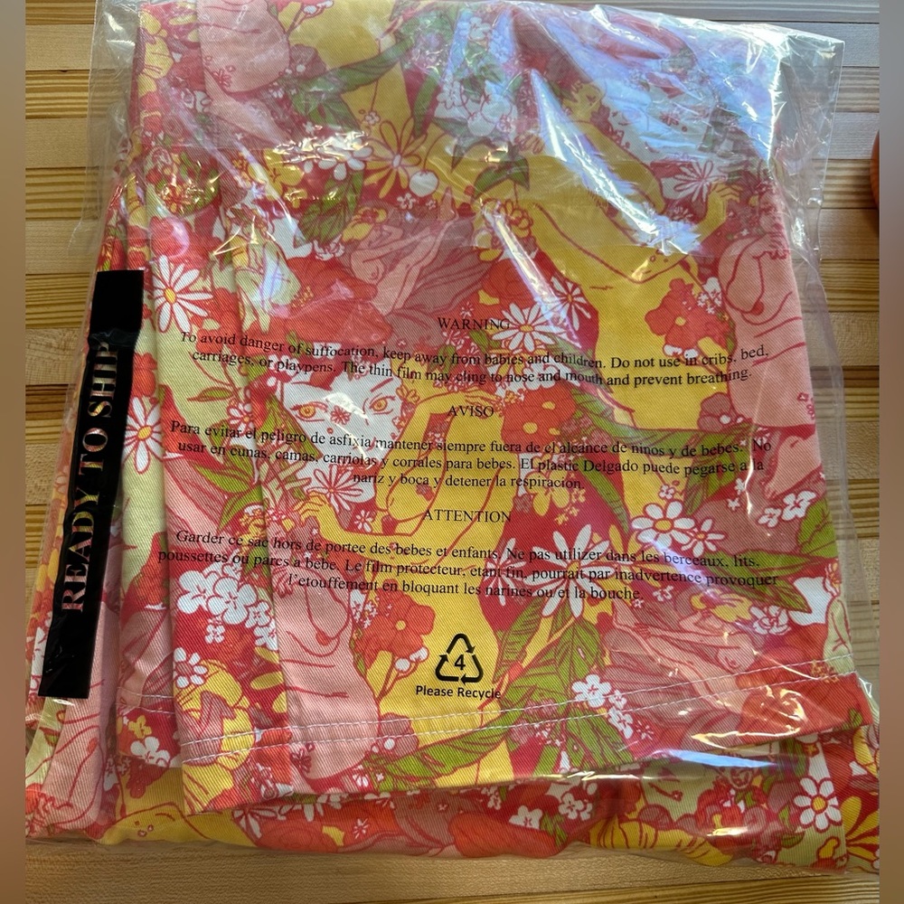 NEW Big Bud Press Work Pants Spring Rapture Leslie Hung Limited Edition Lg HTF